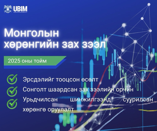 МОНГОЛЫН ХӨРӨНГИЙН ЗАХ ЗЭЭЛ, 2025 ОНЫ ТОЙМ